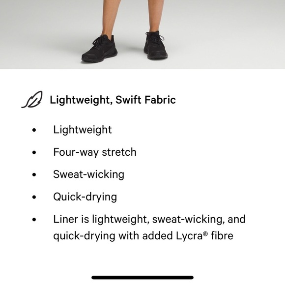 Lululemon Speed Up Low Rise Shorts 2.5” Inseam Pink/Black Size 6/Small MSRP $68 - Picture 12 of 13